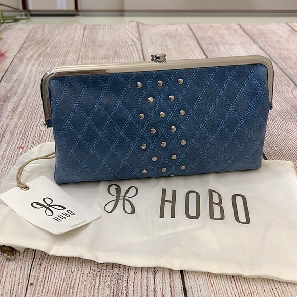 NWT HOBO Lauren Clutch-Wallet IN BUFFED LEATHER - Picture 8 of 14